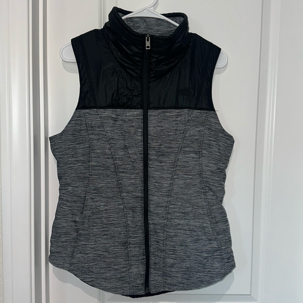 The North Face Black and Gray Women's Vest